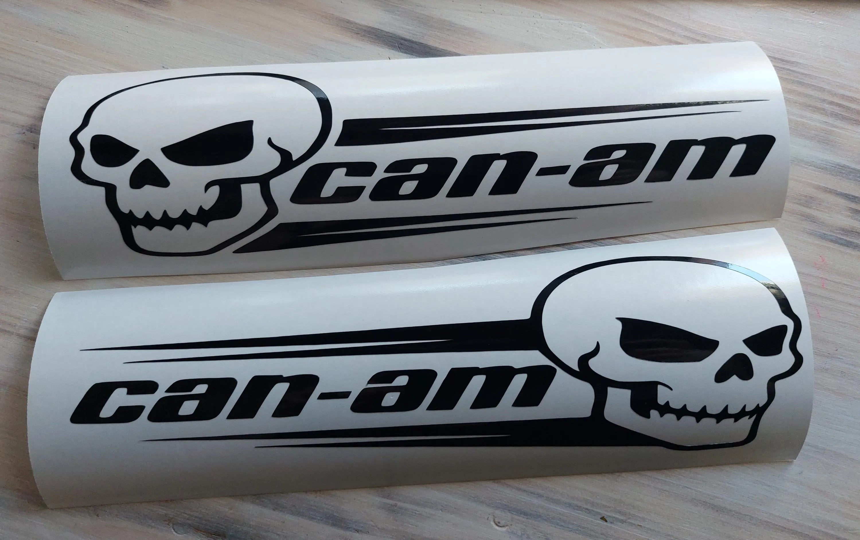 2x Stickers Can-Am Skull – gauche et droite , sport  ,decalques autocollant  stickers